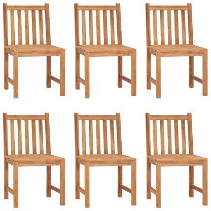 Set da pranzo da giardino 7 pz 200x100 cm in legno massello di teak