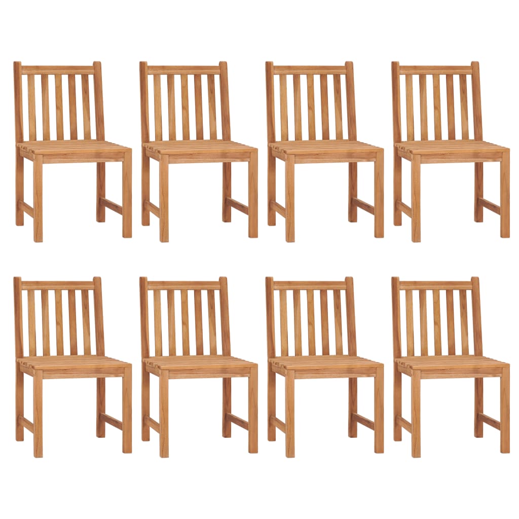 Set da pranzo da giardino 9 pz 200x100 cm in legno massello di teak