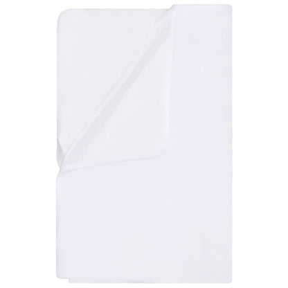 Coprimaterasso Impermeabili 2 pz in Cotone 140x200 cm Bianchi