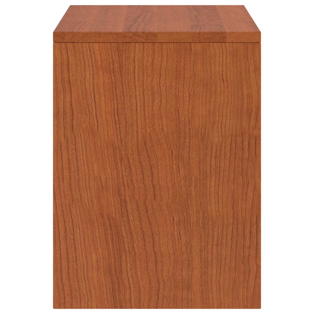 Comodini 2 pz Ambrati 35x30x40 cm in Legno Massello di Pino
