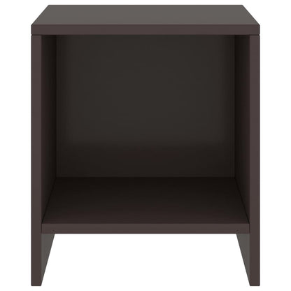 Comodini 2 pz Marrone Scuro 35x30x40 cm in Pino Massello