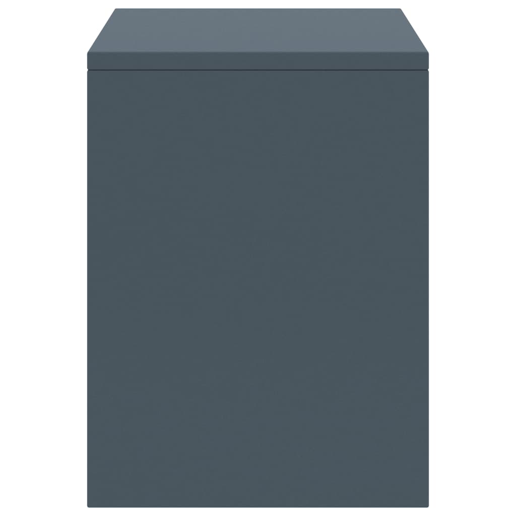 Comodini 2 pz Grigio Chiaro 35x30x40 cm Legno Massello di Pino