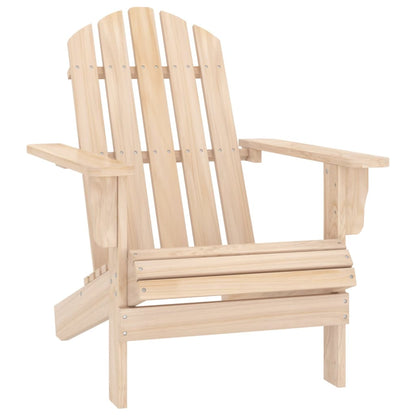 Sedia Giardino Adirondack in Legno Massello di Abete