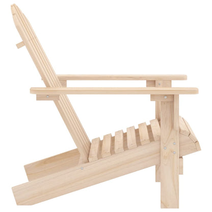 Sedia Giardino Adirondack in Legno Massello di Abete