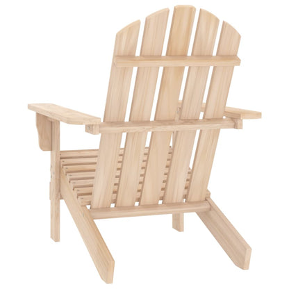 Sedia Giardino Adirondack in Legno Massello di Abete