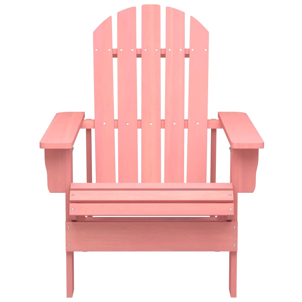 Sedia Giardino Adirondack in Legno Massello di Abete Rosa