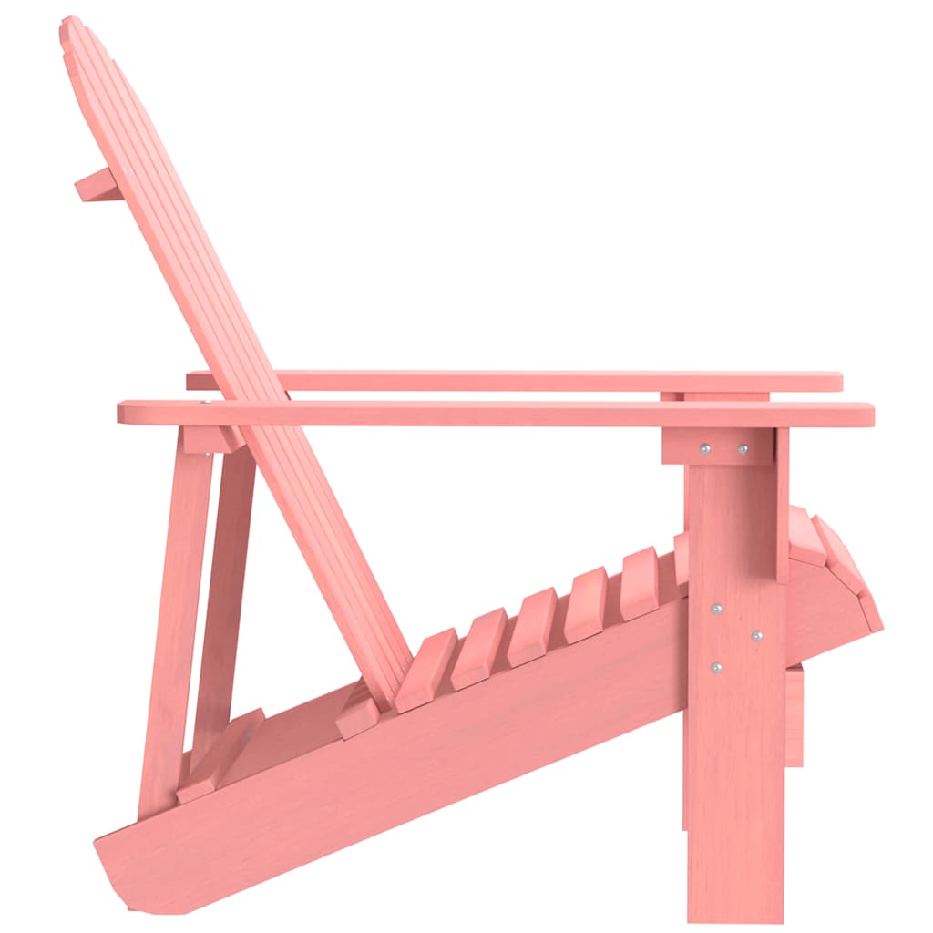 Sedia Giardino Adirondack in Legno Massello di Abete Rosa