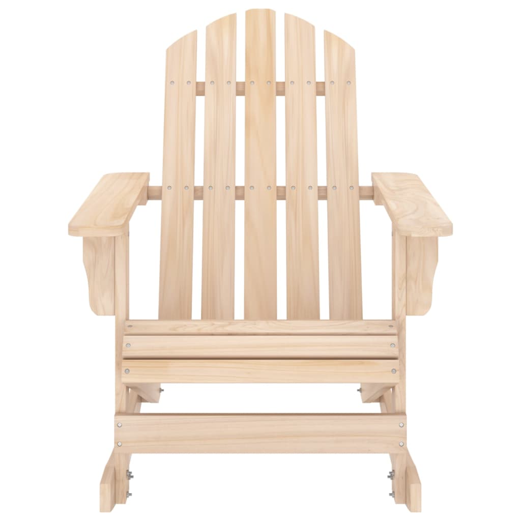 Sedia a Dondolo Giardino Adirondack in Legno Massello di Abete