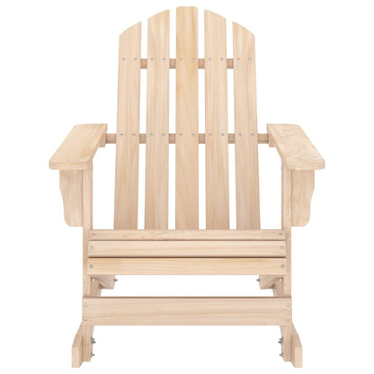 Sedia a Dondolo Giardino Adirondack in Legno Massello di Abete
