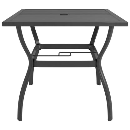 Set da Pranzo da Giardino 5 pz in Textilene e Acciaio