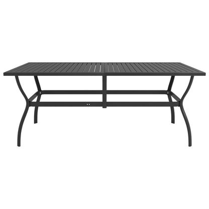 Set da Pranzo da Giardino 7 pz in Textilene e Acciaio