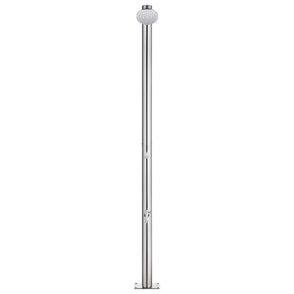 Doccia da Giardino 215 cm in Acciaio Inossidabile