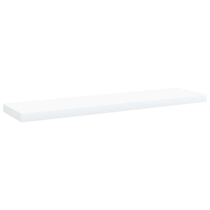 Ripiani per Libreria 8pz Bianchi 40x10x1,5cm Legno Multistrato