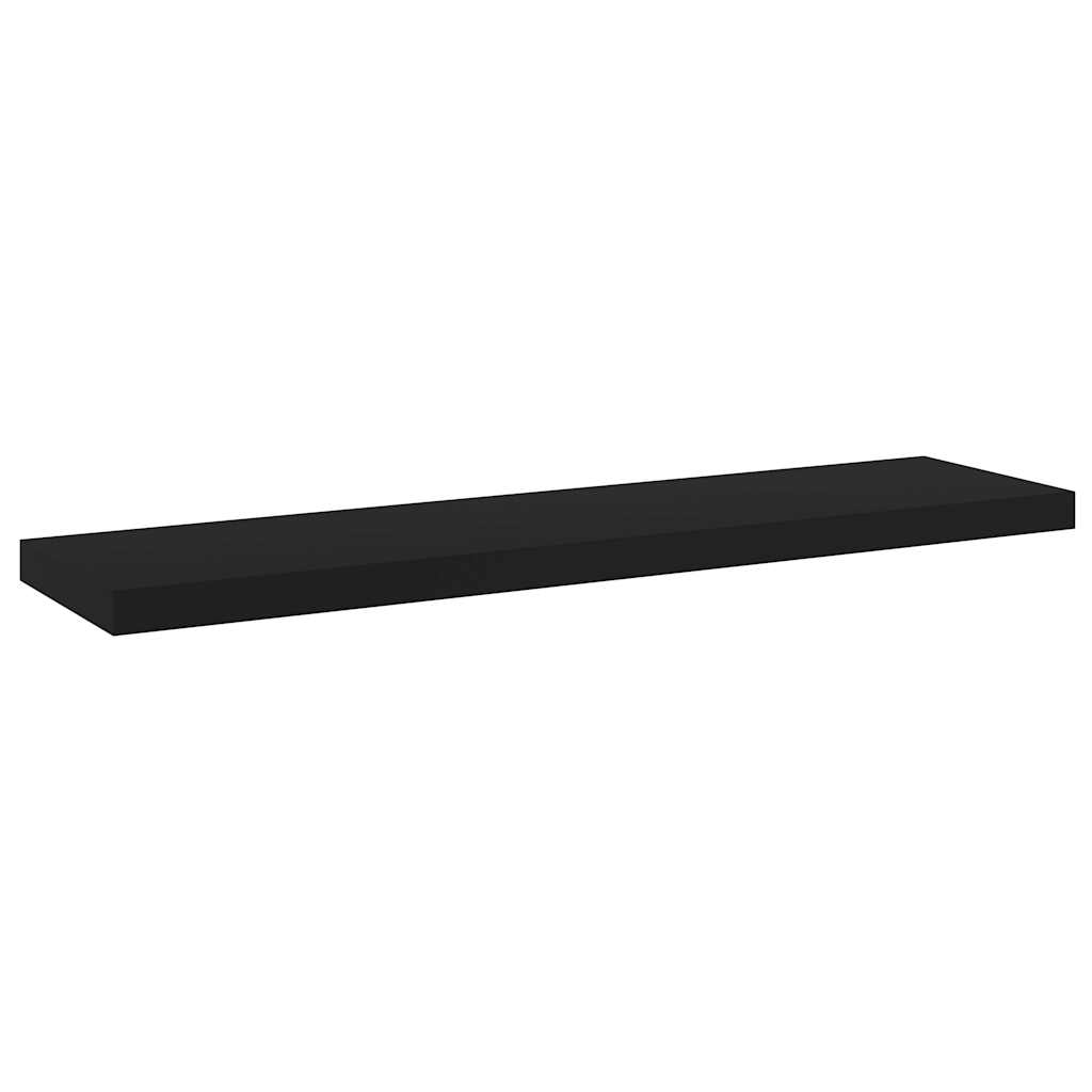 Ripiani per Libreria 8pz Neri 40x10x1,5cm in Legno Multistrato