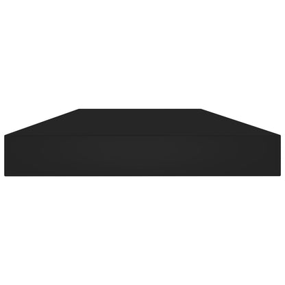 Ripiani per Libreria 8pz Neri 40x10x1,5cm in Legno Multistrato
