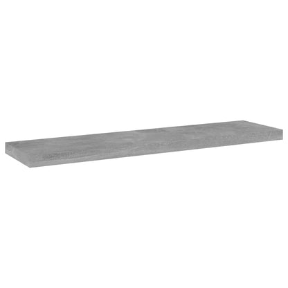 Ripiani per Libreria 8pz Grigio Cemento 40x10x1,5cm Multistrato