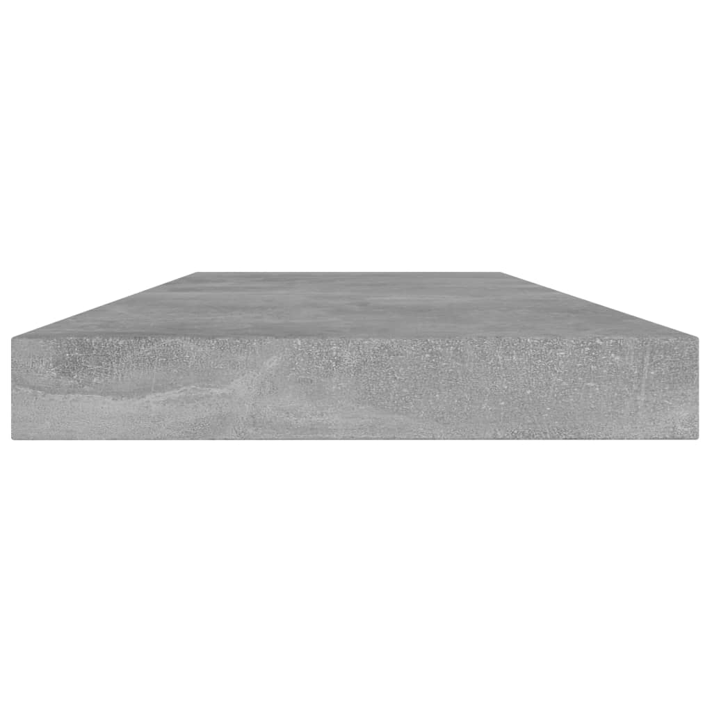 Ripiani per Libreria 8pz Grigio Cemento 40x10x1,5cm Multistrato
