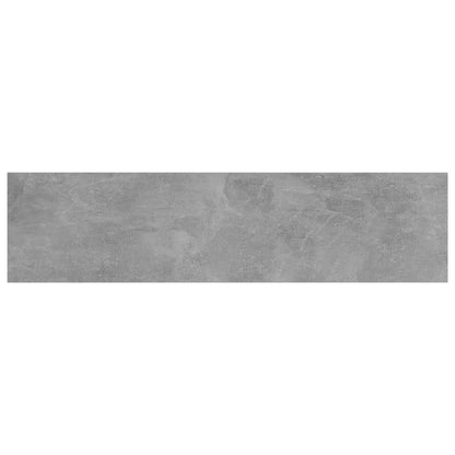 Ripiani per Libreria 8pz Grigio Cemento 40x10x1,5cm Multistrato