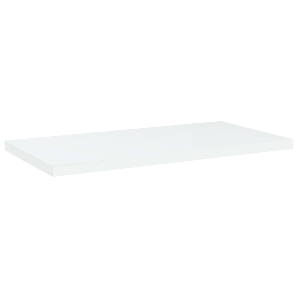 Ripiani per Libreria 8pz Bianchi 40x20x1,5 cm Legno Multistrato