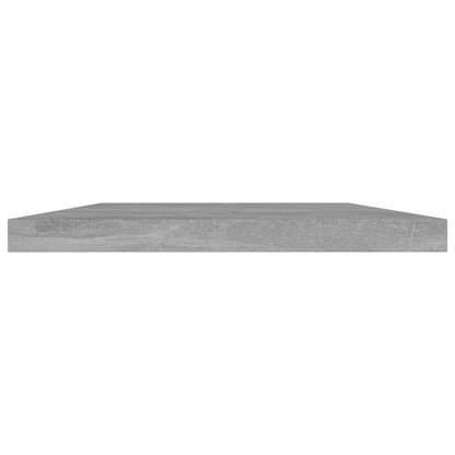 Ripiani per Libreria 4pz Grigio Cemento 40x20x1,5cm Multistrato