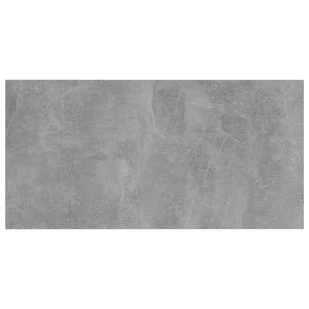Ripiani per Libreria 4pz Grigio Cemento 40x20x1,5cm Multistrato
