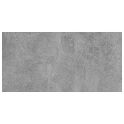 Ripiani per Libreria 8pz Grigio Cemento 40x20x1,5cm Multistrato