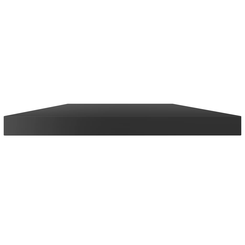 Ripiani per Libreria 4pz Nero Lucido 40x20x1,5cm Multistrato