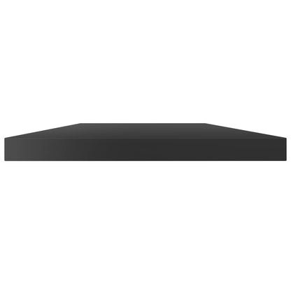 Ripiani per Libreria 4pz Nero Lucido 40x20x1,5cm Multistrato