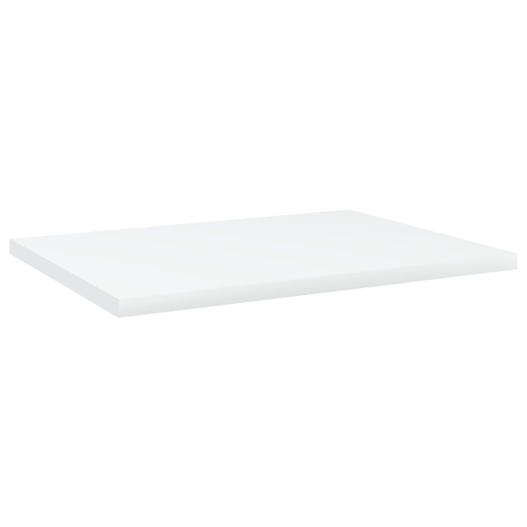 Ripiani per Libreria 8pz Bianchi 40x30x1,5 cm Legno Multistrato