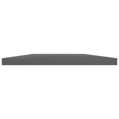 Ripiani per Libreria 4pz Grigio Lucido 40x30x1,5cm Multistrato