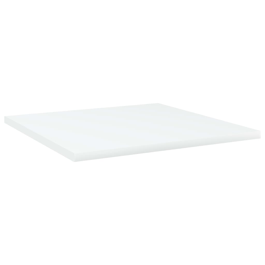 Ripiani per Libreria 4pz Bianchi 40x40x1,5 cm Legno Multistrato