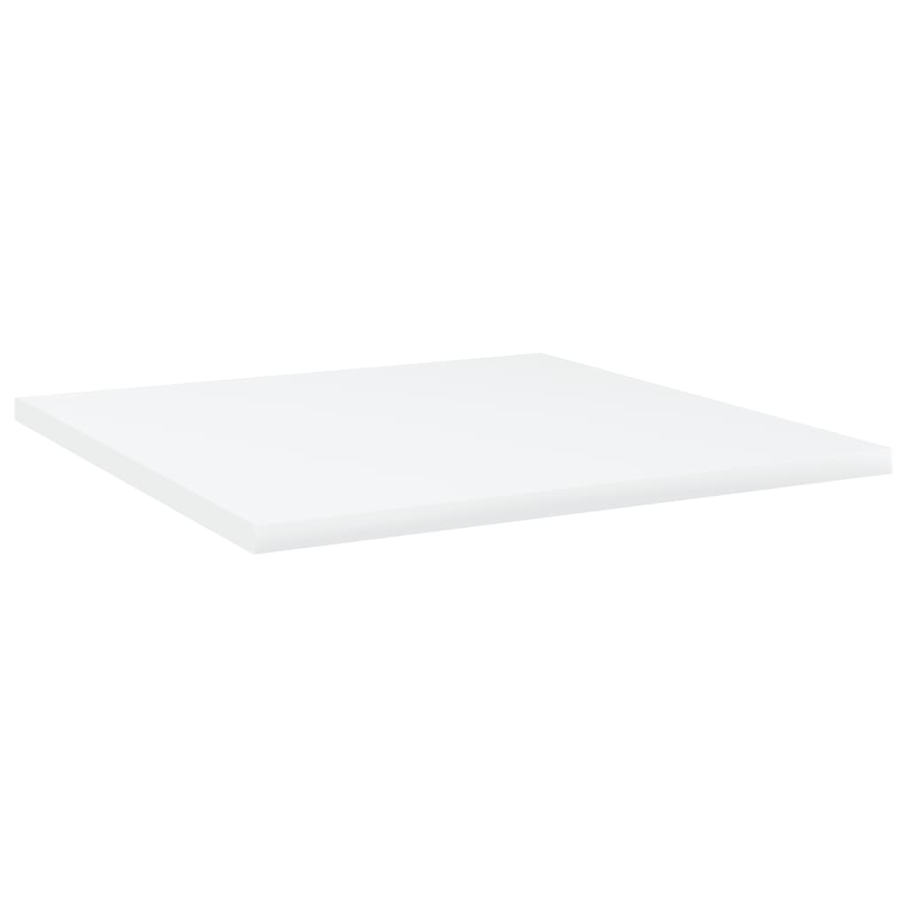 Ripiani per Libreria 8pz Bianchi 40x40x1,5 cm Legno Multistrato