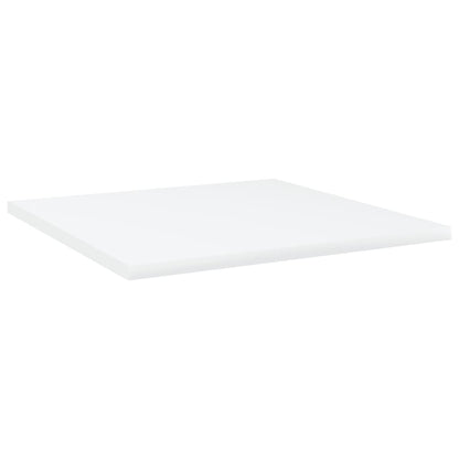 Ripiani per Libreria 8pz Bianchi 40x40x1,5 cm Legno Multistrato