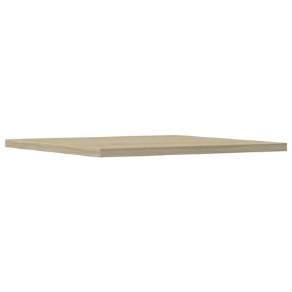 Ripiani per Libreria 4pz Rovere Sonoma 40x40x1,5cm Multistrato