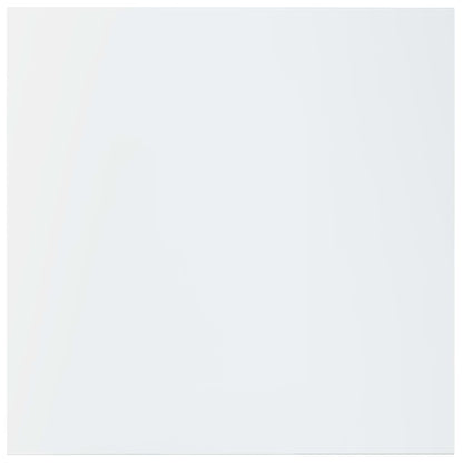 Ripiani per Libreria 4 pz Bianco Lucido 40x40x1,5cm Multistrato