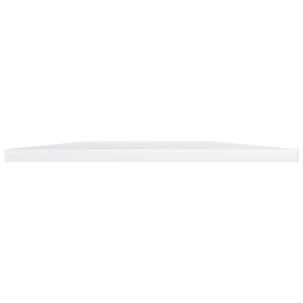 Ripiani per Libreria 8pz Bianco Lucido 40x40x1,5cm Multistrato