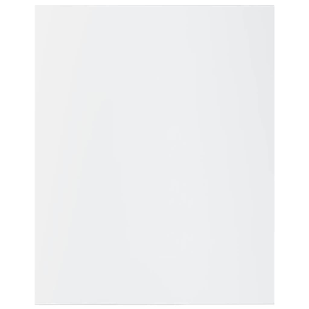 Ripiani per Libreria 4 pz Bianco Lucido 40x50x1,5cm Multistrato