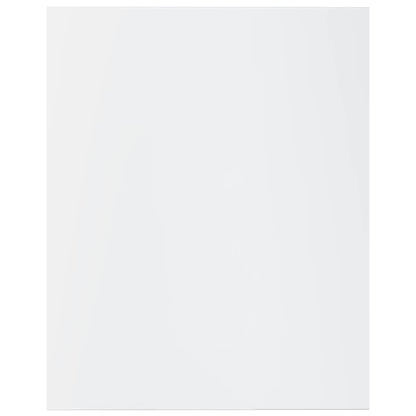 Ripiani per Libreria 4 pz Bianco Lucido 40x50x1,5cm Multistrato