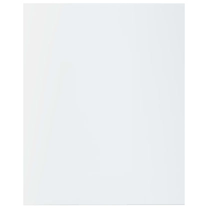 Ripiani per Libreria 8pz Bianco Lucido 40x50x1,5cm Multistrato