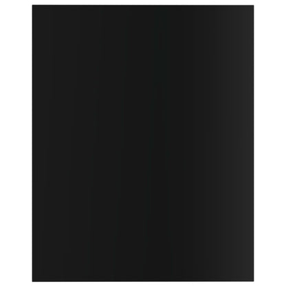 Ripiani per Libreria 4pz Nero Lucido 40x50x1,5cm Multistrato