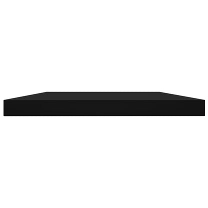 Ripiani per Libreria 4pz Neri 60x10x1,5cm in Legno Multistrato