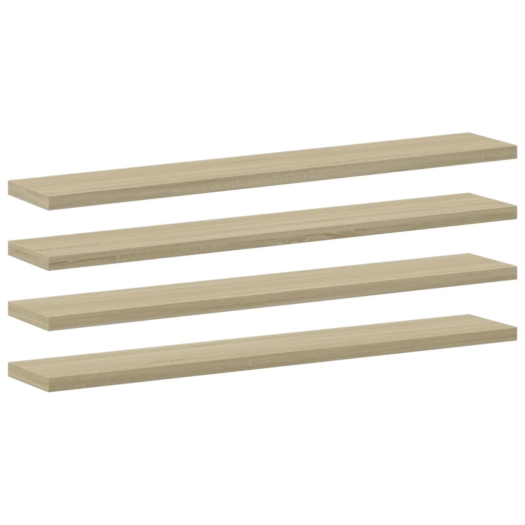 Ripiani per Libreria 8pz Rovere Sonoma 60x10x1,5cm Multistrato