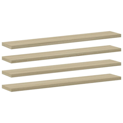 Ripiani per Libreria 8pz Rovere Sonoma 60x10x1,5cm Multistrato