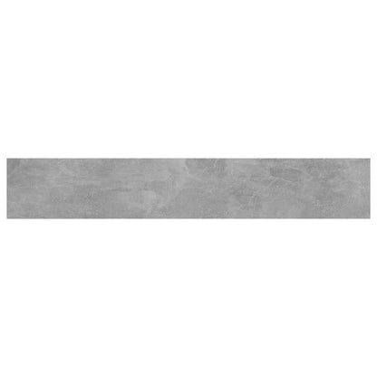 Ripiani per Libreria 8pz Grigio Cemento 60x10x1,5cm Multistrato