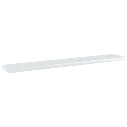 Ripiani per Libreria 4 pz Bianco Lucido 60x10x1,5cm Multistrato
