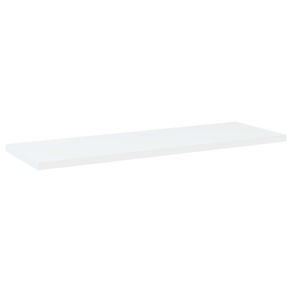 Ripiani per Libreria 8pz Bianchi 60x20x1,5 cm Legno Multistrato