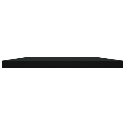Ripiani per Libreria 4pz Neri 60x20x1,5cm in Legno Multistrato