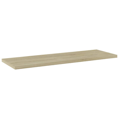 Ripiani per Libreria 4pz Rovere Sonoma 60x20x1,5cm Multistrato