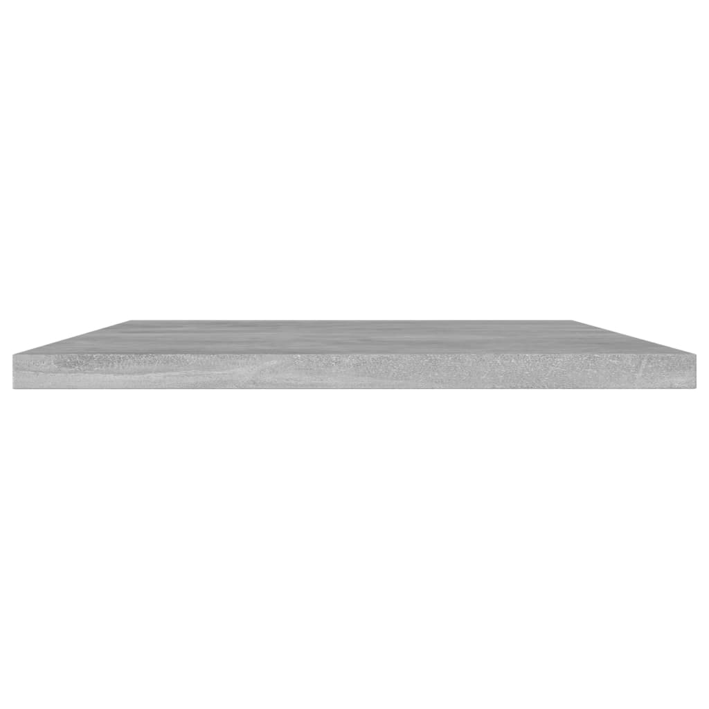 Ripiani per Libreria 4pz Grigio Cemento 60x20x1,5cm Multistrato