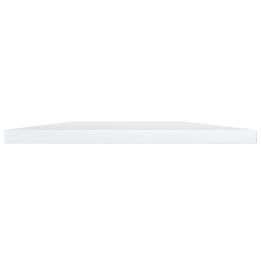 Ripiani per Libreria 4 pz Bianco Lucido 60x20x1,5cm Multistrato